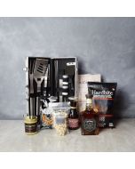 Smokinâ€™ BBQ Grill Gift Set with Liquor, gift baskets, gourmet gifts, gifts