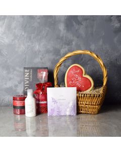 Beaconsfield ValentineâDay Gift Basket, gourmet gift baskets, Valentine's Day gifts, gift baskets, romance