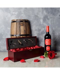 ValentineâWine Box, wine gift baskets, Valentine's Day gifts, gift baskets, romance